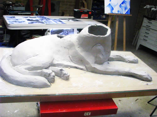 K9 Memorial (clay model 2)